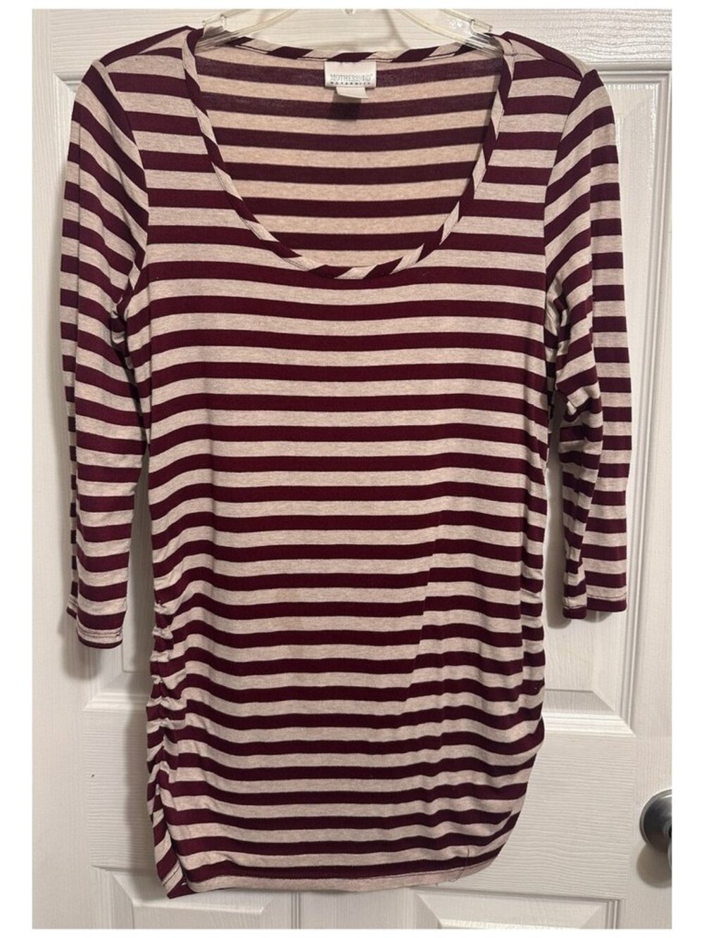 Motherhood Maternity Women's Striped Blouse Top Shirt Size Small (est.)